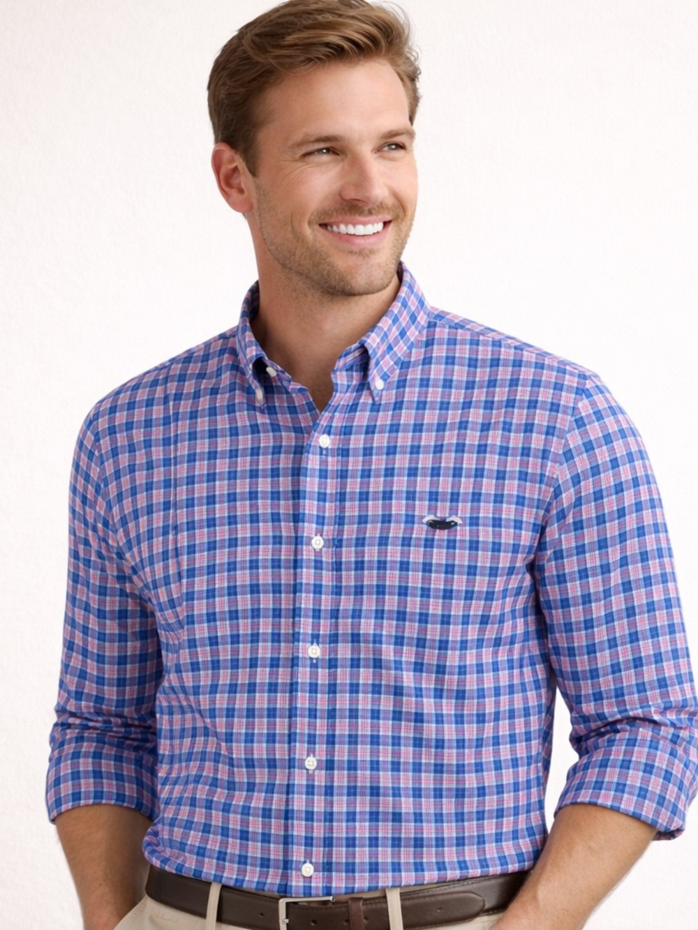 Vineyard Vines whale shirt button down medium